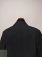 Abrigo Largo Plomo Estructurado con Cuello Alto Zara Talla SM - Miniatura 9