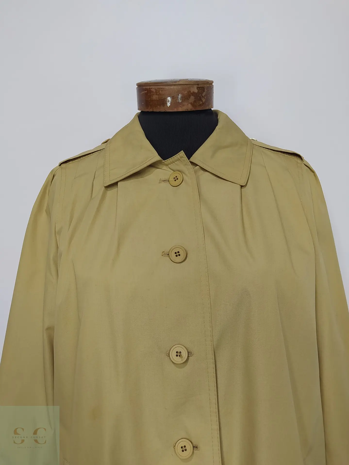 Trench Clásico Beige Petite Mademoiselle Made in Germany Talla SM 3