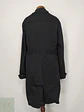 Trench Clásico Negro Doble Botonadura 1982 Talla L - Miniatura 7