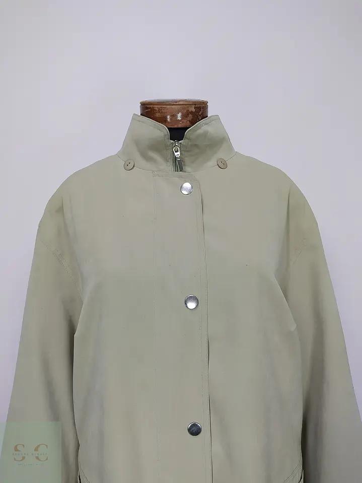 Trench Corto Verde Claro Canda Talla 2XL-3XL 3