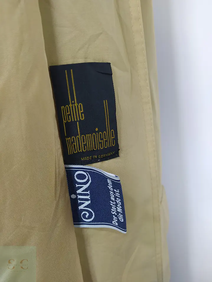 Trench Clásico Beige Petite Mademoiselle Made in Germany Talla SM 6