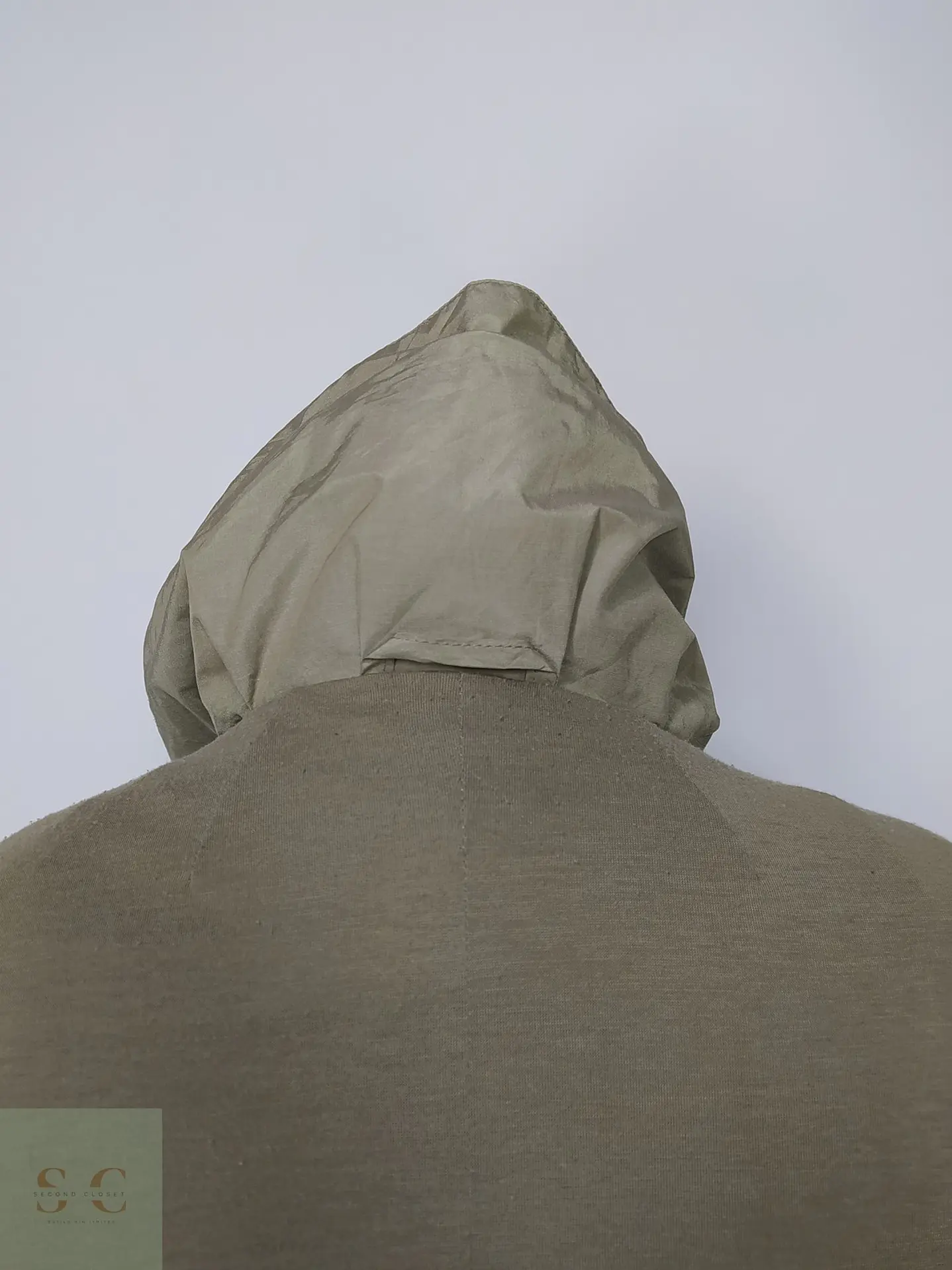Trench Parka Beis Ajustable con Capucha Talla L 9