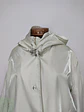 Trench Impermeable Blanco Perla Satinado con Capucha Thea Talla 2XL - Miniatura 4