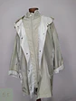 Trench Impermeable Blanco Perla Satinado con Capucha Thea Talla 2XL - Miniatura 6