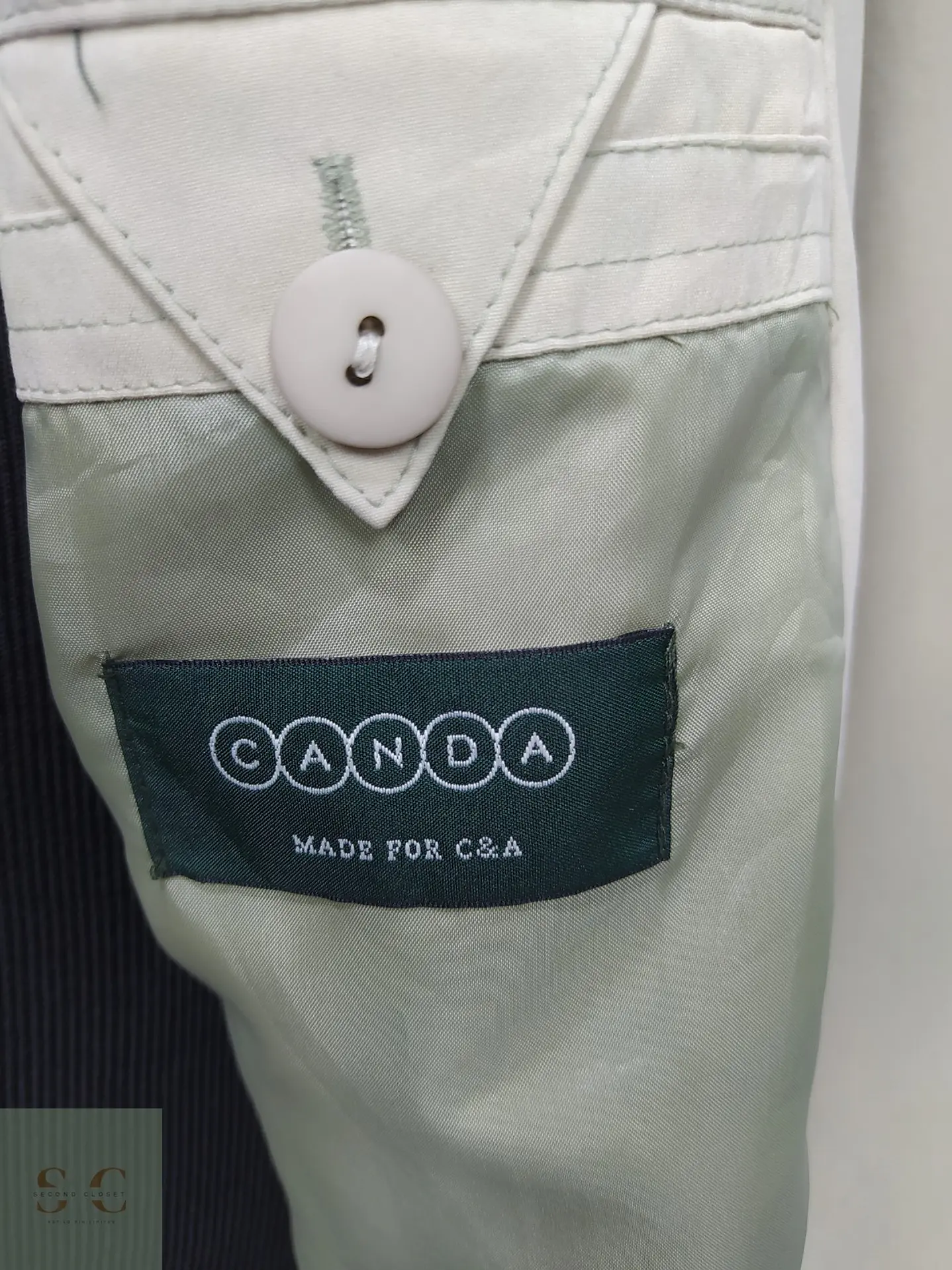Trench Corto Verde Claro Canda Talla 2XL-3XL 7