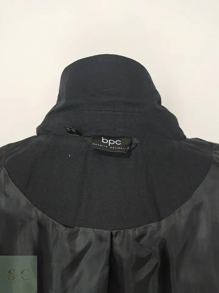 Trench Cruzado Negro bpc Bonprix Collection Talla XL 8