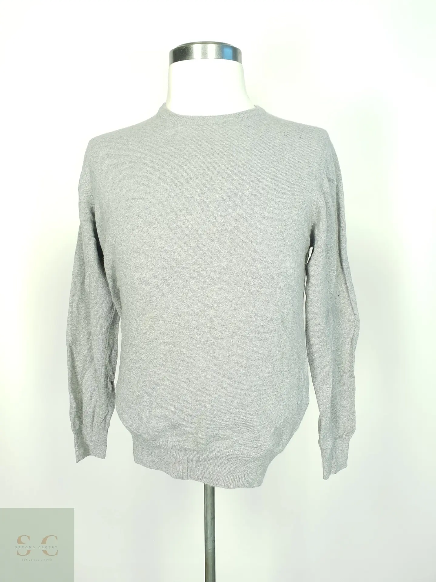 Suéter Cuello Redondo de Lana Extrafina Rinascente Collection Made in Italy Talla ML 2