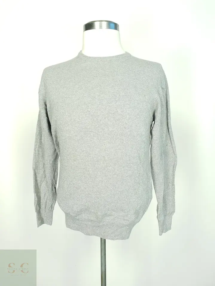 Suéter Cuello Redondo de Lana Extrafina Rinascente Collection Made in Italy Talla ML 2