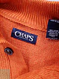 Suéter de Algodón a Rayas con Cuello Abotonado Chaps Talla M - Miniatura 3
