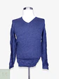 Suéter Cuello en V Azul Marino Celio Talla ML - Miniatura 1