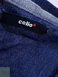 Suéter Cuello en V Azul Marino Celio Talla ML - Miniatura 3