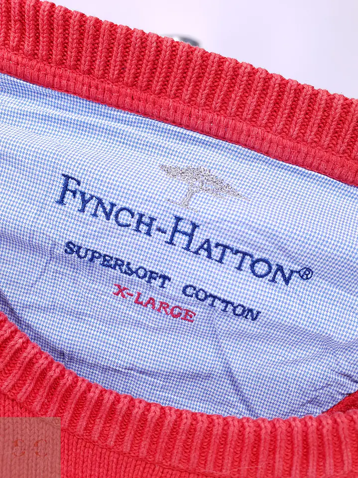 Suéter de Algodón Supersoft Cuello Redondo Fynch-Hatton Talla XL 3