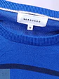 Suéter de Algodón Fino Cuello Redondo a Rayas Nerovago Talla L - Miniatura 3