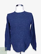 Suéter Texturizado Cuello Redondo Azul Jaspeado Alcott Talla SM - Miniatura 1