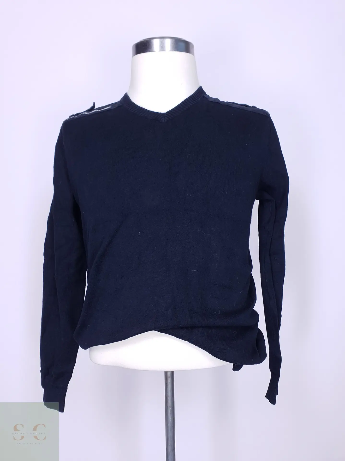 Suéter de Algodón Cuello en V Southern Menswear Talla ML 2