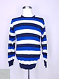 Suéter de Algodón A Rayas Cuello Redondo Montego Essentials Talla LXL - Miniatura 2