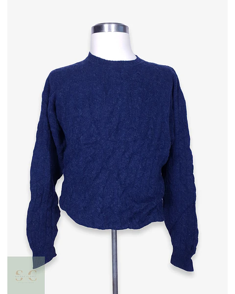 Suéter de 100% Lambswool Cuello Redondo McNeal Talla XXL