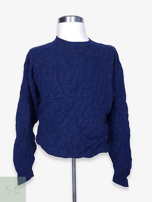 Suéter de 100% Lambswool Cuello Redondo McNeal Talla XXL