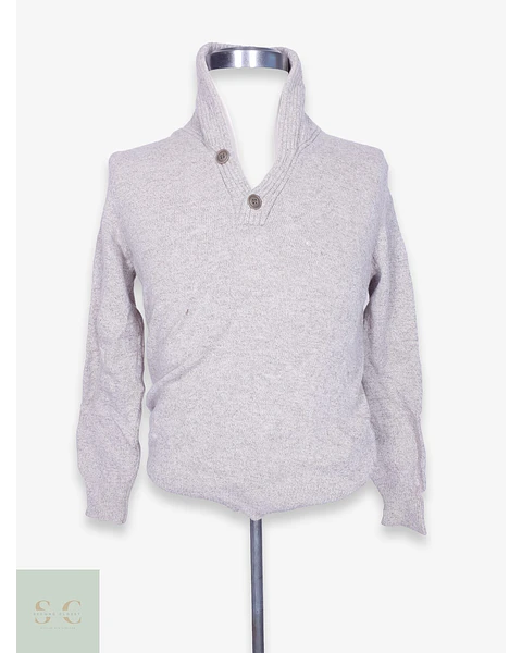 Suéter de Lana de Cordero con Cuello Chal J.Crew Talla SM