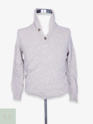 Suéter de Lana de Cordero con Cuello Chal J.Crew Talla SM