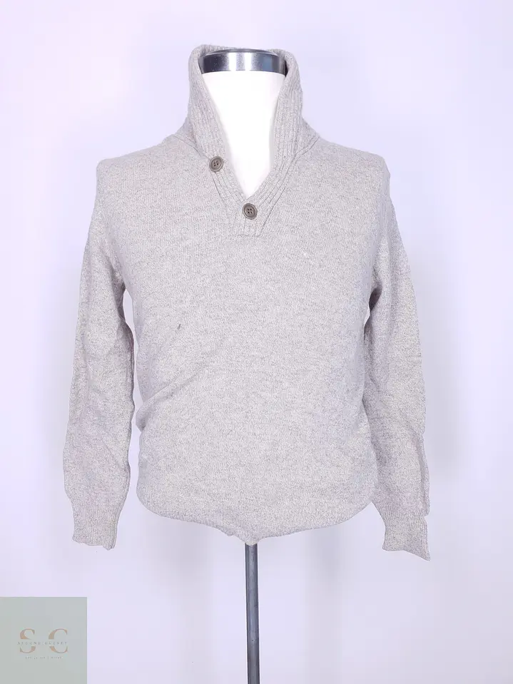 Suéter de Lana de Cordero con Cuello Chal J.Crew Talla SM 2