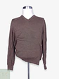 Suéter Cuello en V en Mezcla de Lana Merino y Algodón Royal Class Talla LXL - Miniatura 1