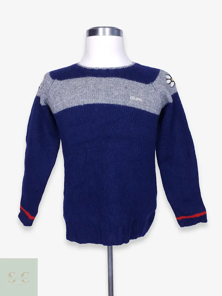 Suéter de Lana Shetland Cuello Redondo Guru Italia Talla S 1