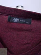 Suéter Melange Cuello en V Burdeos TMK Talla L - Miniatura 3