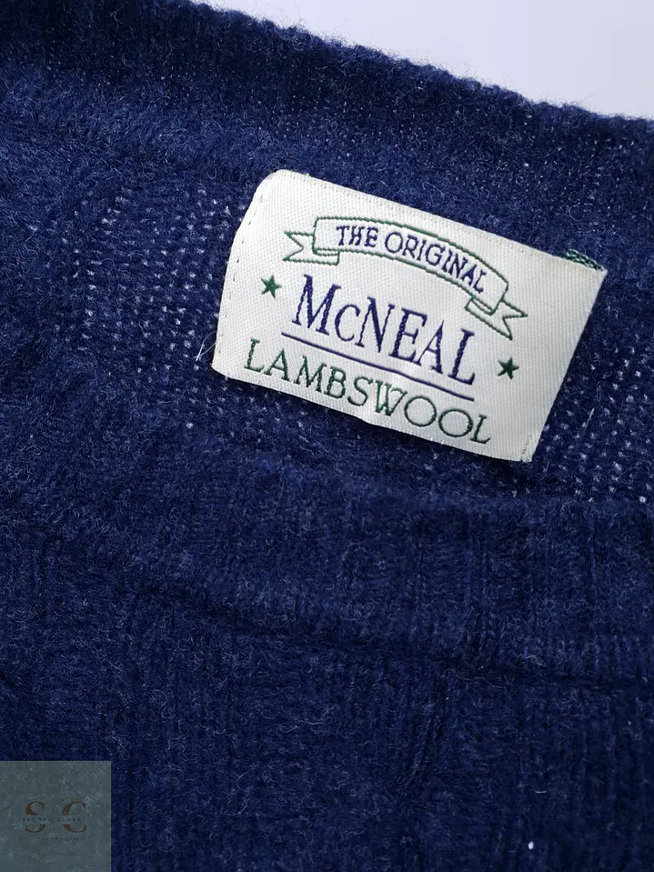 Suéter de 100% Lambswool Cuello Redondo McNeal Talla XXL 3