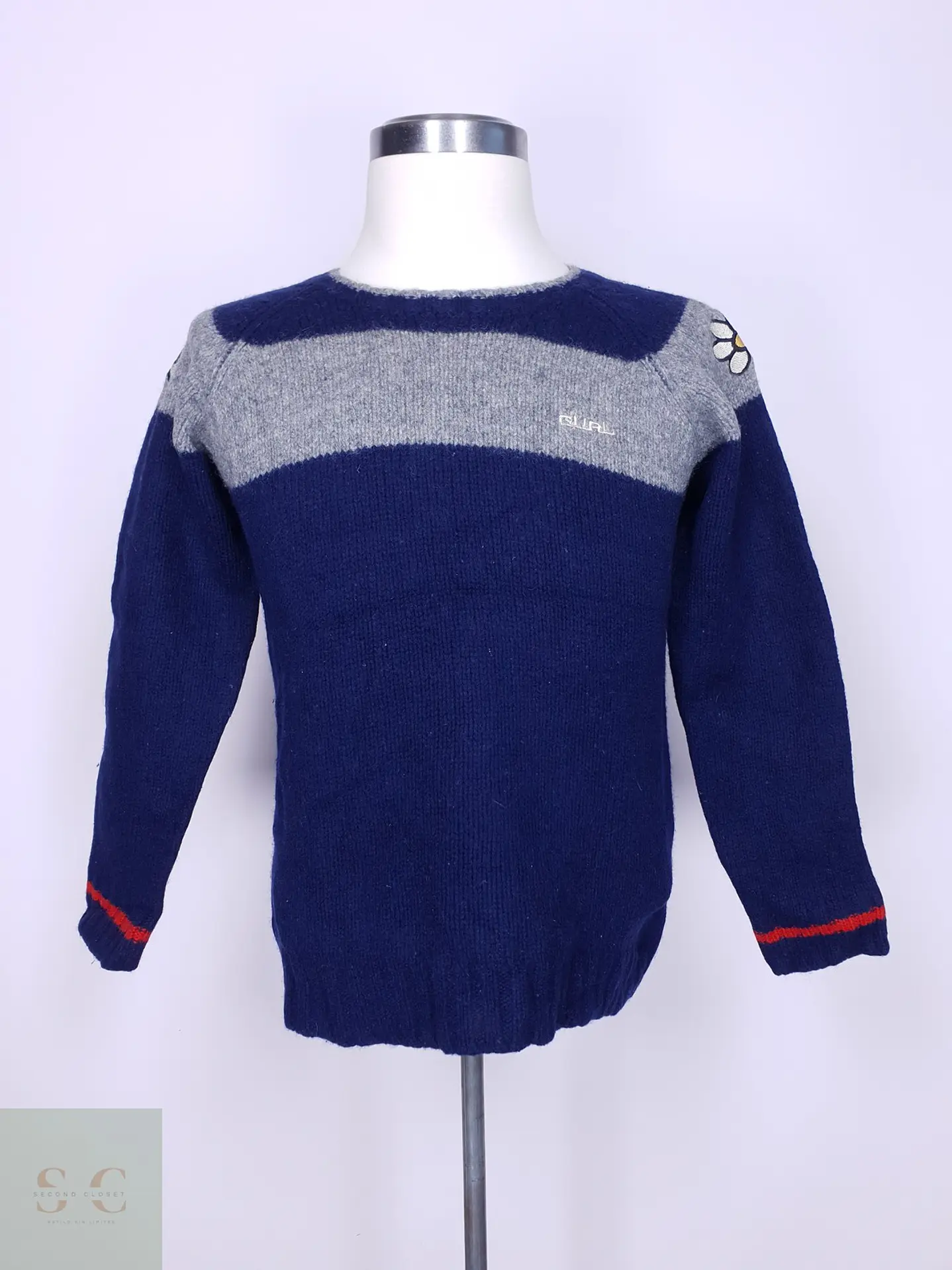 Suéter de Lana Shetland Cuello Redondo Guru Italia Talla S 2