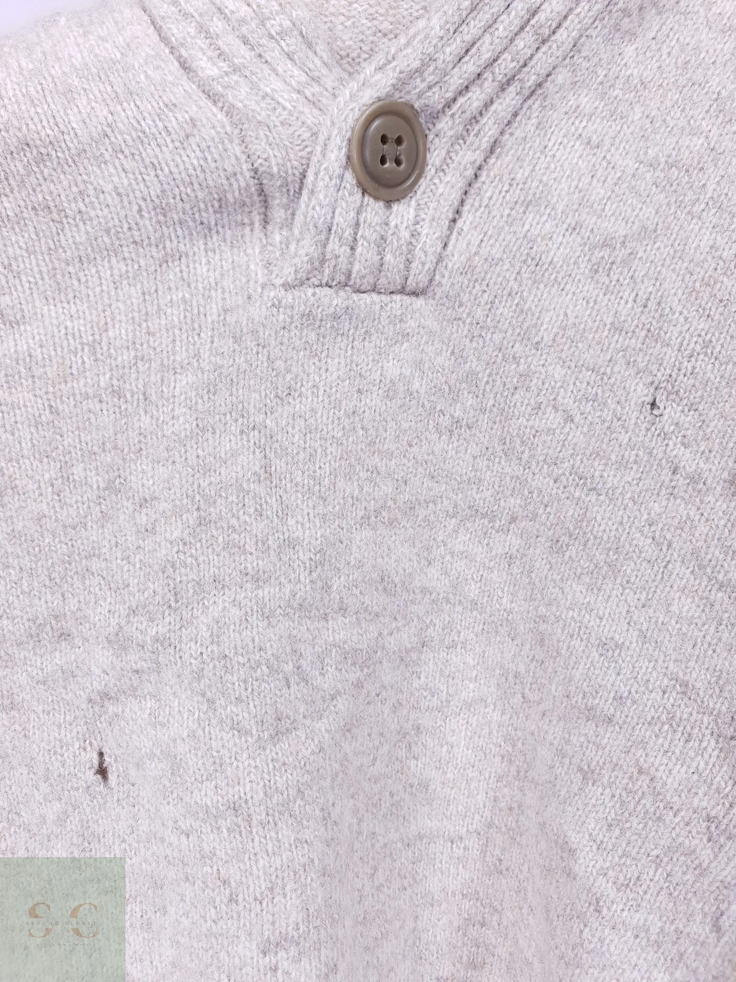 Suéter de Lana de Cordero con Cuello Chal J.Crew Talla SM 4