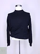 Suéter Mock Neck de Lana Merino Navigare Negro Talla LXL - Miniatura 2