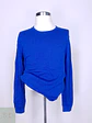 Suéter de Algodón Cuello Redondo Azul Rey s.Oliver Talla LXL - Miniatura 2