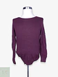 Suéter Liviano Cuello Redondo Burdeos Amazon Essentials Talla SM - Miniatura 1