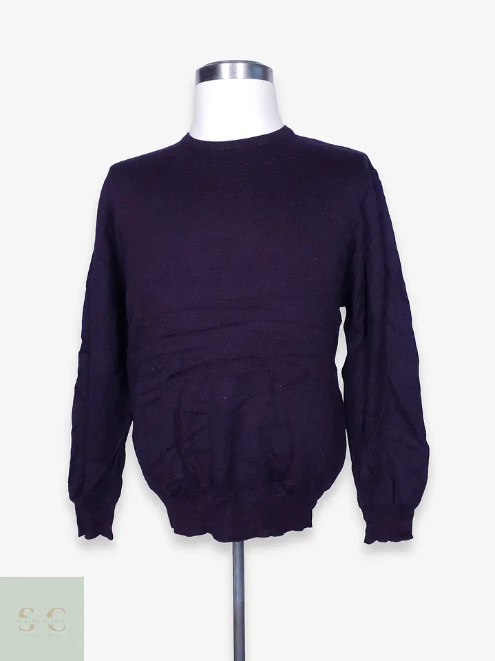 Suéter Cuello Redondo de Lana Merino Sail Club Talla LXL 1