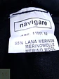 Suéter Mock Neck de Lana Merino Navigare Negro Talla LXL - Miniatura 4