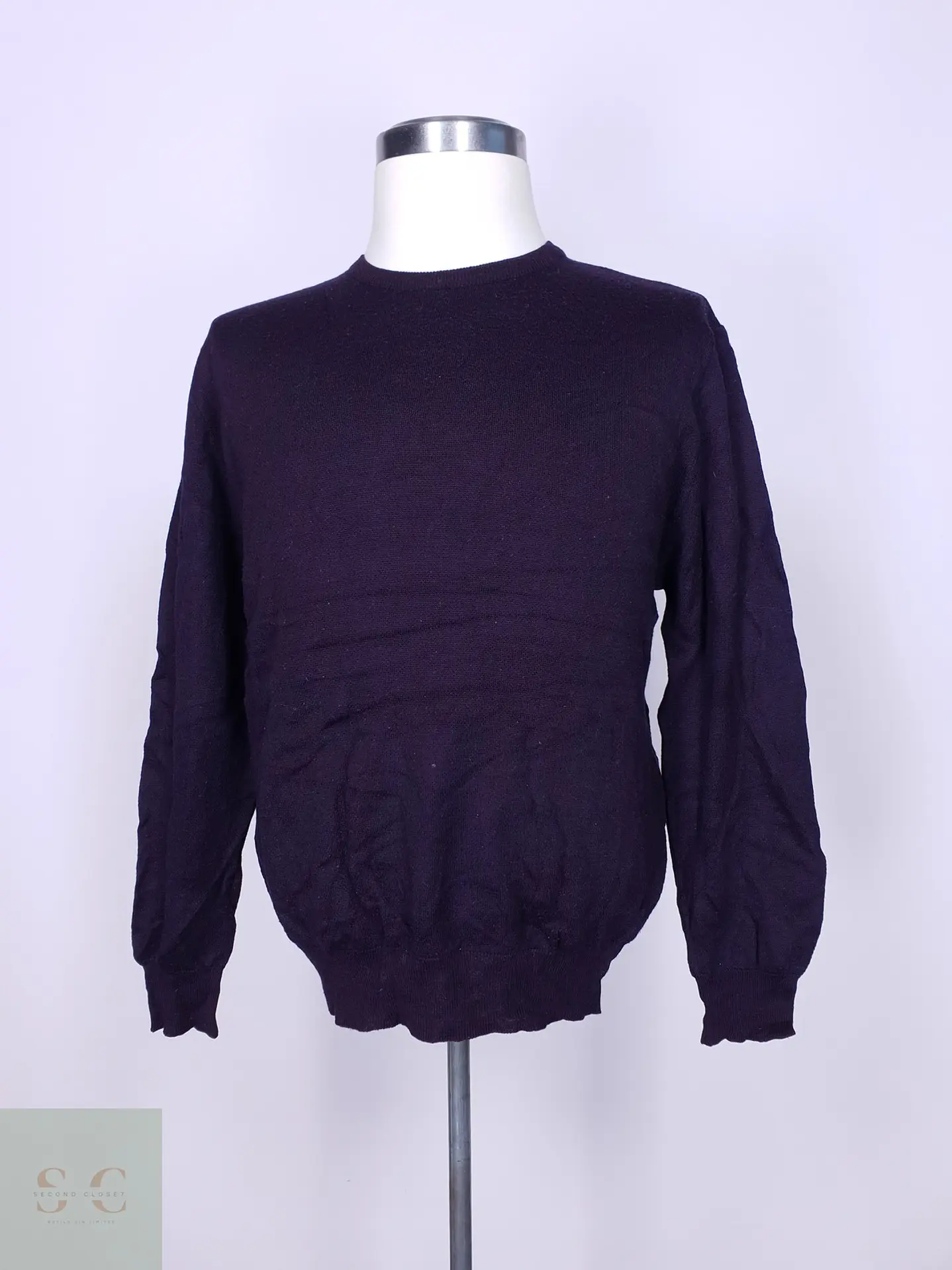 Suéter Cuello Redondo de Lana Merino Sail Club Talla LXL 2