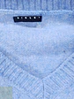 Suéter Celeste de Punto Afelpado con Cuello en V Sisley Talla M - Miniatura 3