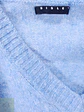 Suéter Celeste de Punto Afelpado con Cuello en V Sisley Talla M - Miniatura 4