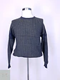 Suéter de Lana Acanalado Bicolor Cuello Redondo Talla LXL - Miniatura 2