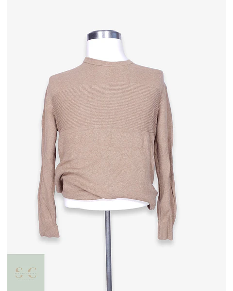 Suéter de Punto Texturizado Cuello Redondo Tom Tailor Talla L
