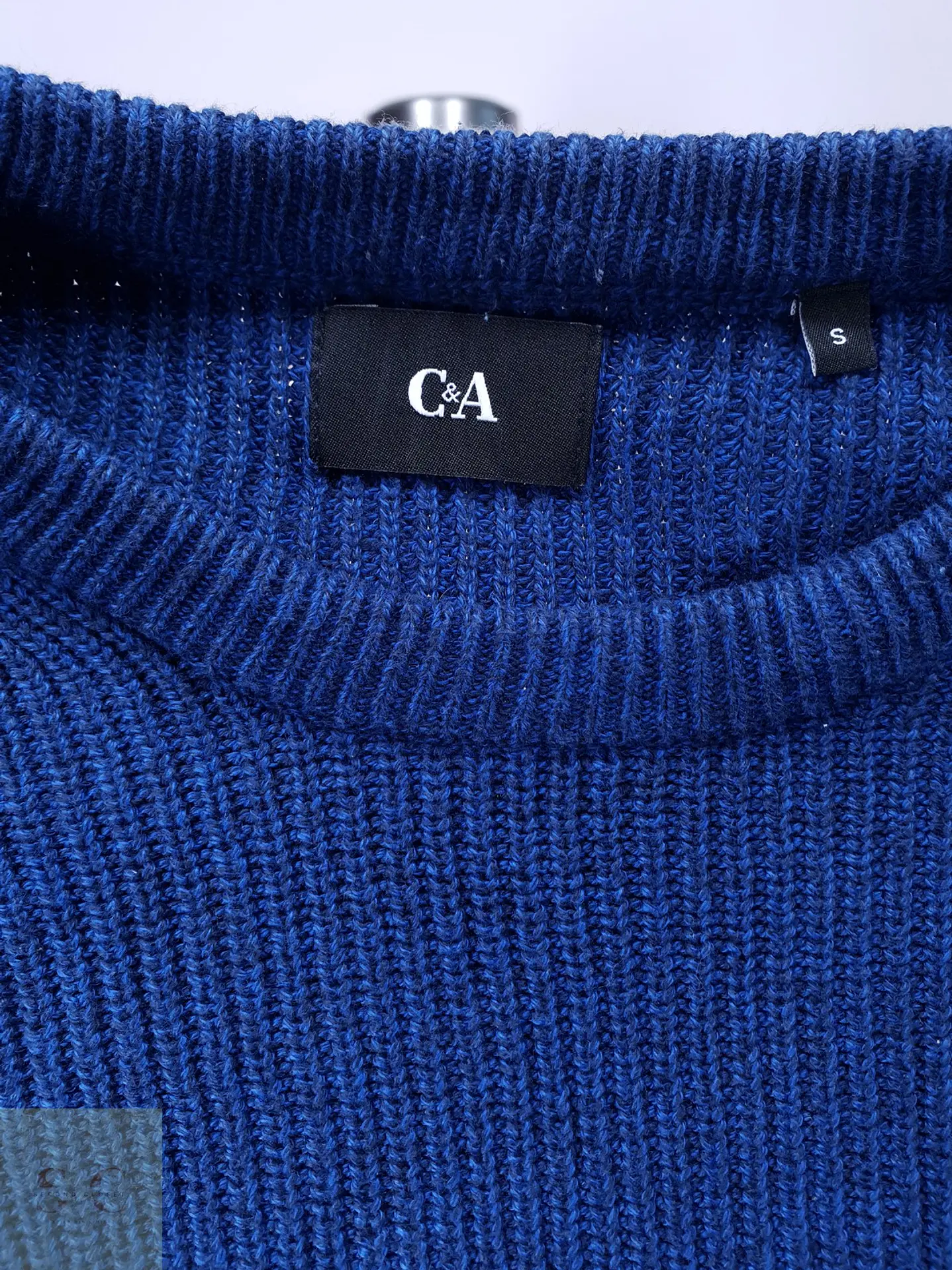 Suéter de Algodón Punto Acanalado Cuello Redondo C&A Talla M 3