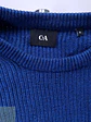 Suéter de Algodón Punto Acanalado Cuello Redondo C&A Talla M - Miniatura 3