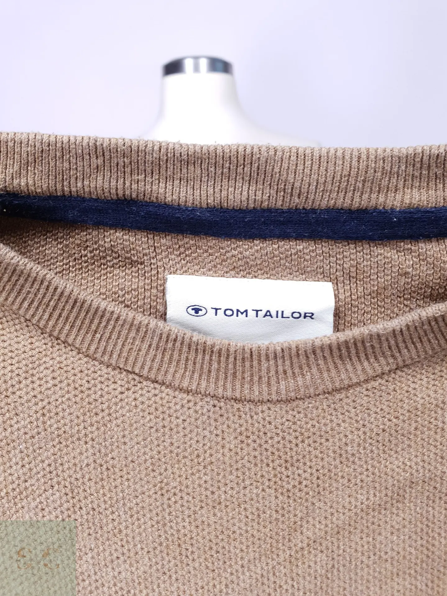 Suéter de Punto Texturizado Cuello Redondo Tom Tailor Talla L 4