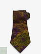 Corbata de Seda Paisley Botánico Giordano - Miniatura 1