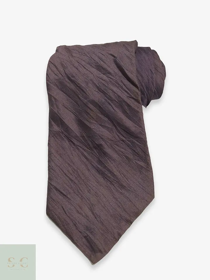 Corbata Texturizada Morado Berenjena Yorn for Men 1