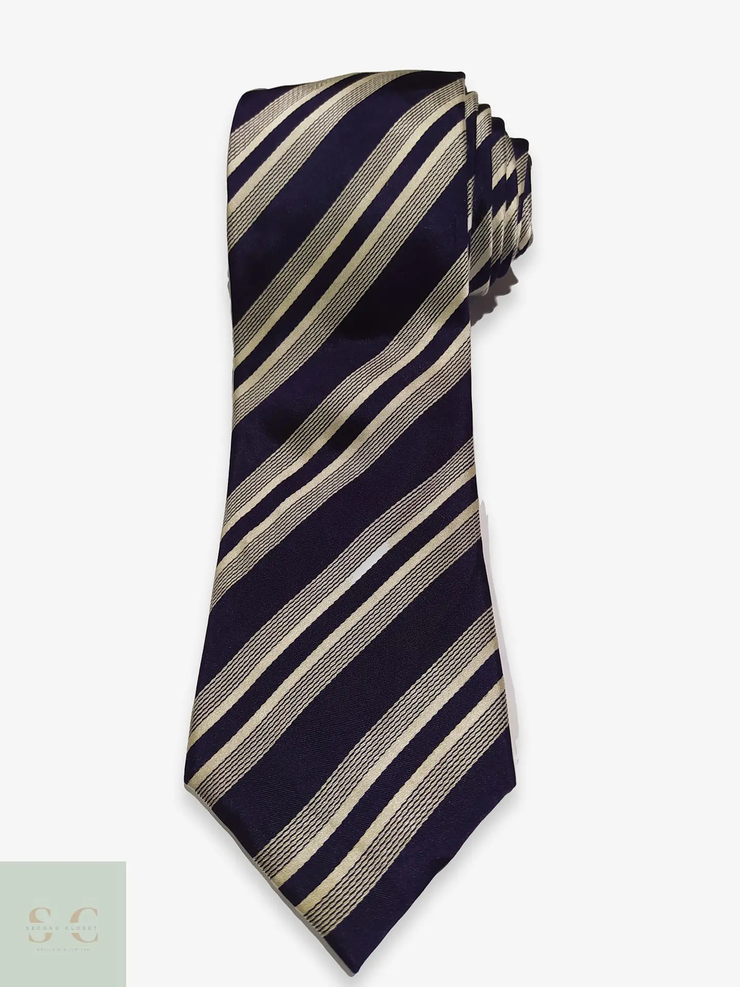 Corbata de Seda a Rayas Regimental Yorn 1