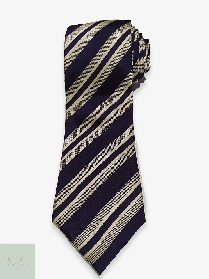 Corbata de Seda a Rayas Regimental Yorn 1