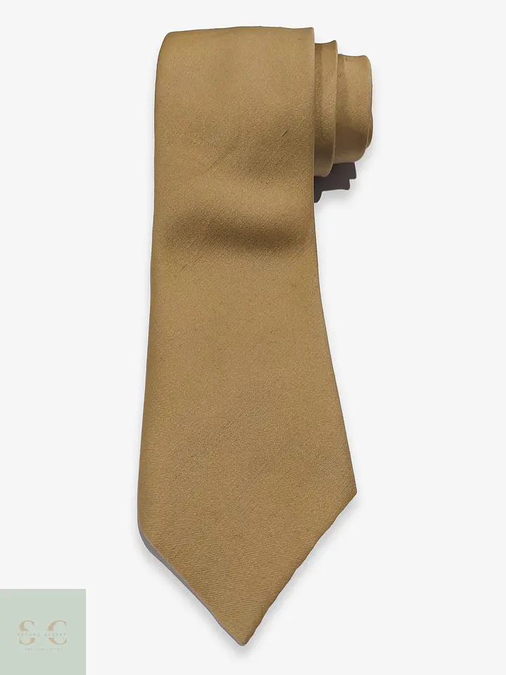 Corbata Monocromática Tone-on-Tone Camel Vintage 1
