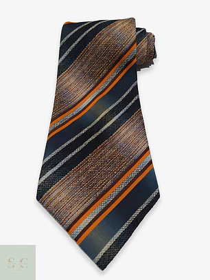 Corbata Vintage a Rayas Diagonales Chic Elegant Trevira